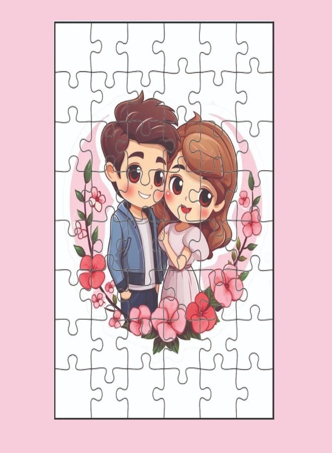 G.FIDEL أحجية GFIDEL الشخصية - قلب ومستطيل | هدية عيد الحب للحبيبة والحبيب! (شكل مستطيل) - Image 1